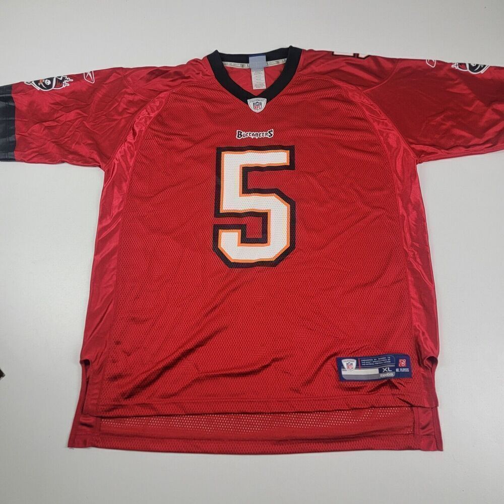 Reebok NFL Josh Freeman‎ #5 Tampa Bay Buccaneers Jersey Mens XL Vintage